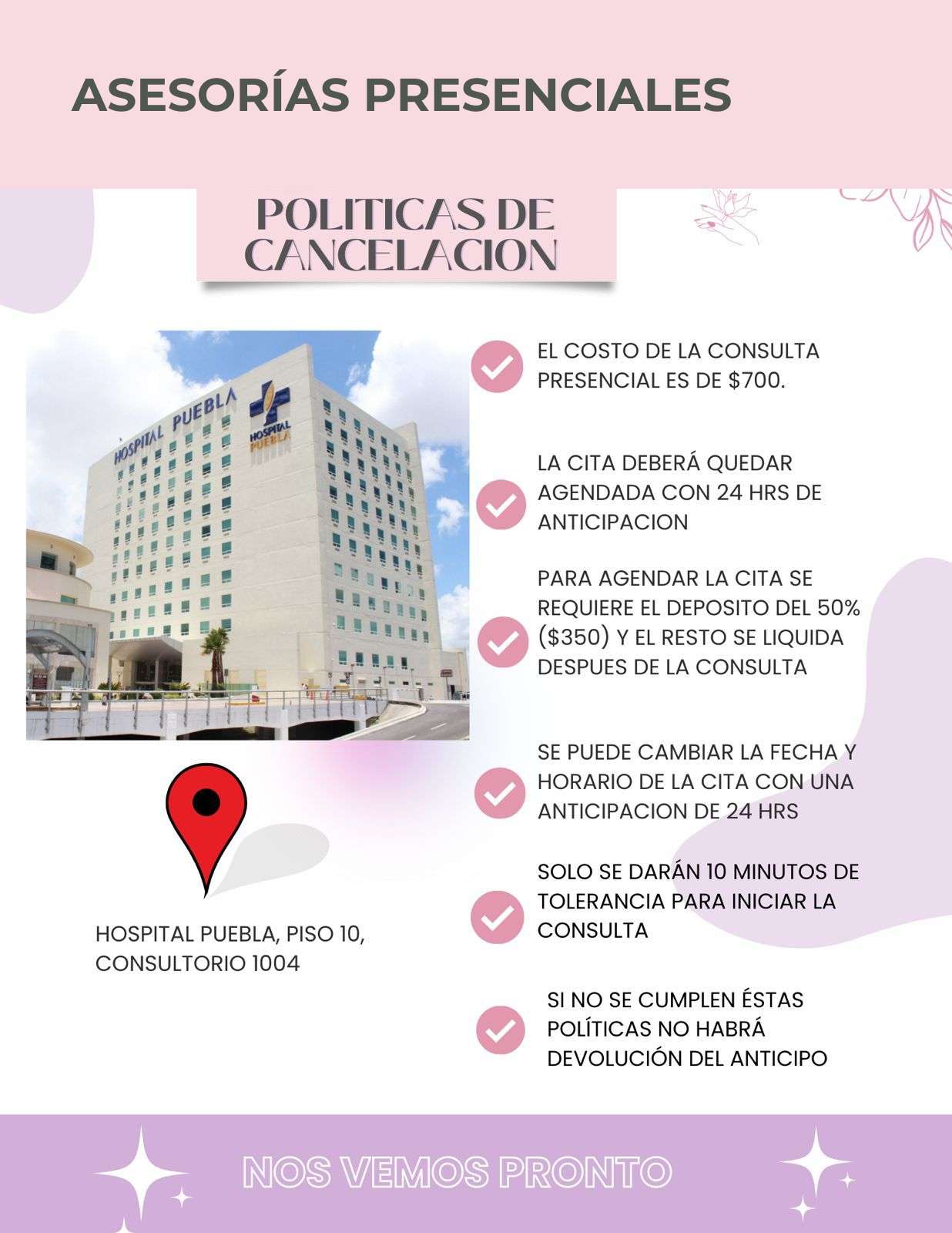 Políticas de cancelación